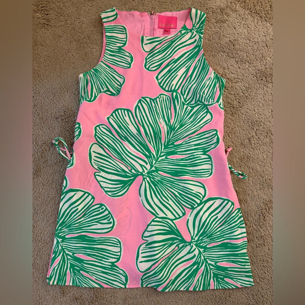 Lilly Pulitzer Donna romper Pink and Green Leaf